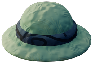 What was that bucket hat for?